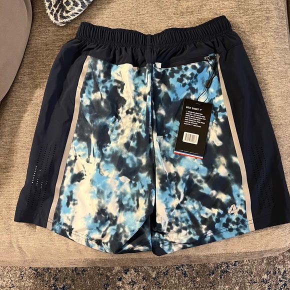 Fourlaps Bolt Short, Blue Print Lined 7” Small - Picture 2 of 3